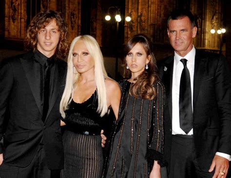 Donatella Versace family